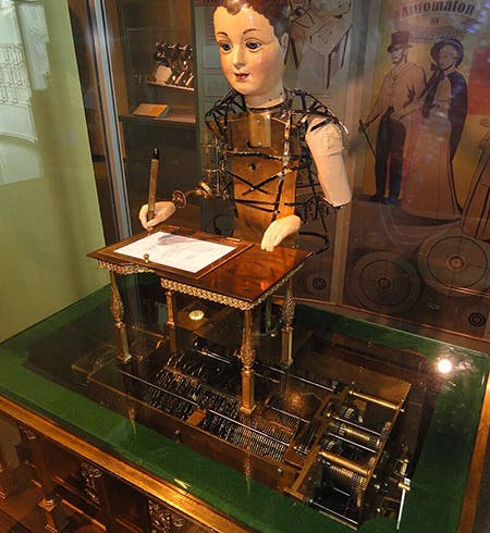 Automaton by Henri Maillardet, ca 1800, Franklin Institute, Philadelphia (Wikimedia commons)