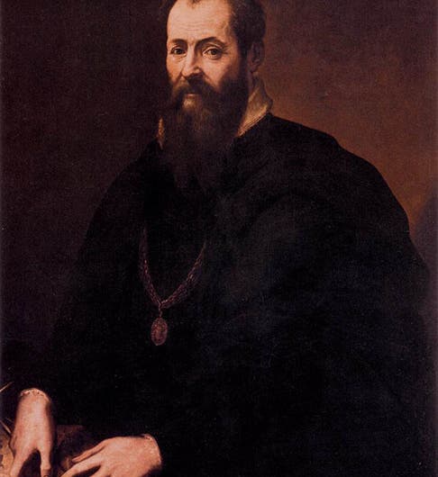 Giorgio Vasari, self-portrait, Uffizi, ca 1571 (wga.hu)