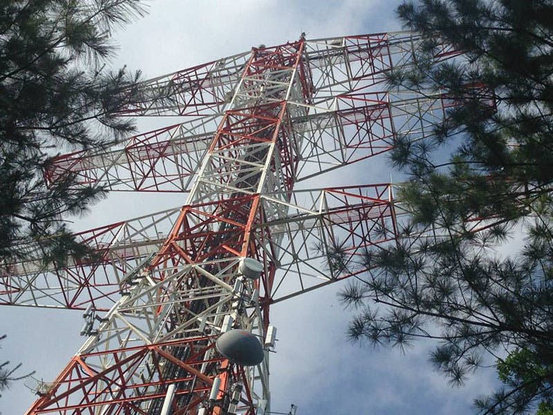 Edwin Armstrong’s radio tower in Alpine, New Jersey (Photo by author)