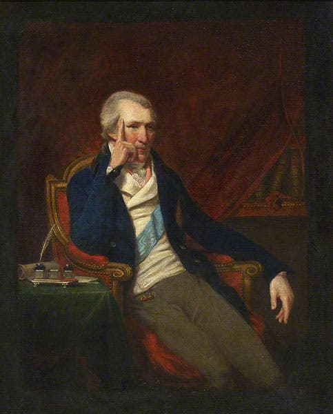 Portrait of Benjamin Thompson, Count Rumford, founder of the Royal Institution, oil on canvas, unknown artist, ca 1800, Royal Society of London (artuk.org)