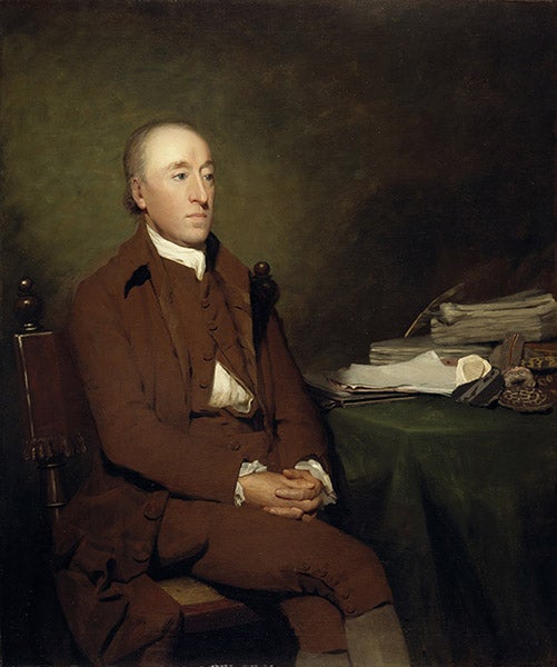 Portrait of James Hutton, oil on canvas, by Henry Raeburn, ca 1776, National Galleries of Scotland (nationalgalleries.org)