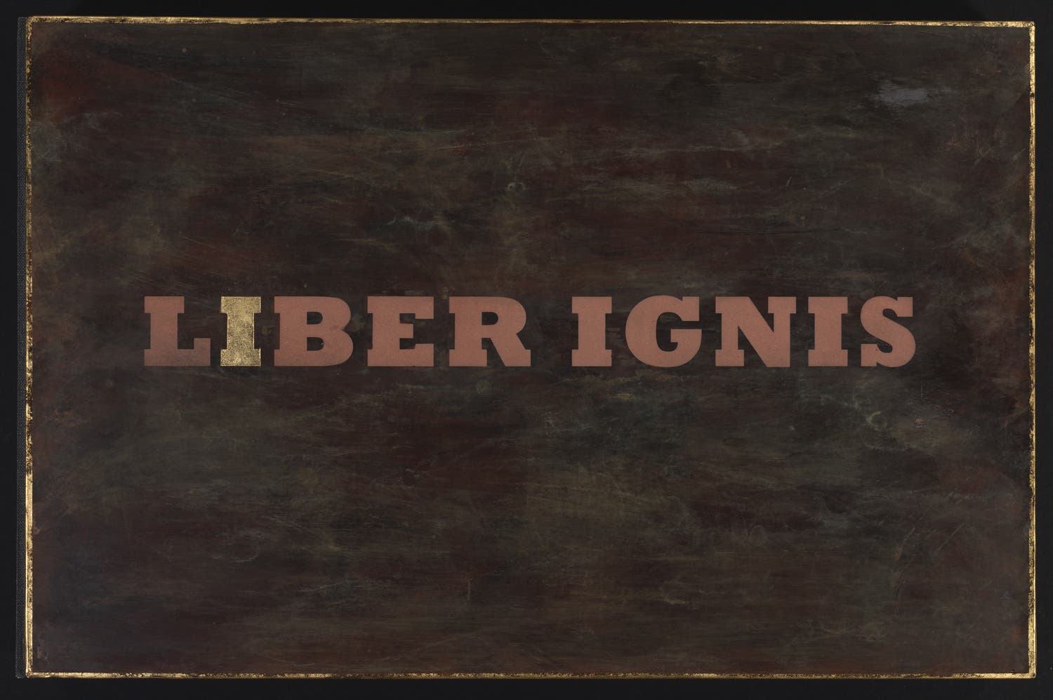 Copper cover, Liber Ignis