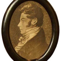 Medallion portrait of Christen Smith, unknown date, source and location (Wikimedias commons)