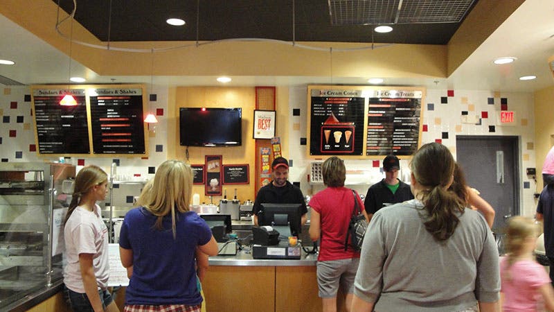 The ice-cream shop in Babcock Hall, UW-Madison, modern photograph (blogspot.com)