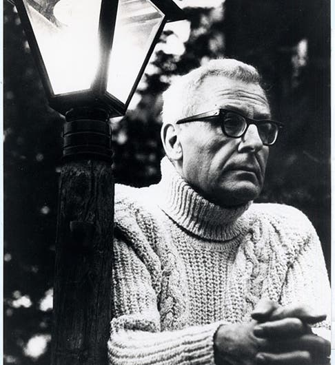 Portrait of Loren Eiseley, undated photograph, 1970s (facebook.com/LorenEiseleySociety)