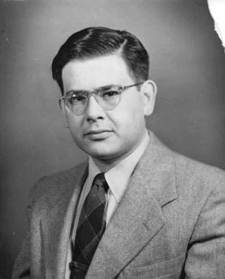 Ralph Alpher, photograph, ca 1950 (Wikimedia commons)
