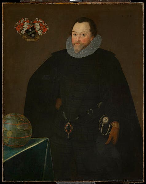 Portrait of Francis Drake, by Marcus Gheeraerts the Younger, oil on canvas, 1591, National Maritime Museum, Caird Collection (rmg.co.uk)