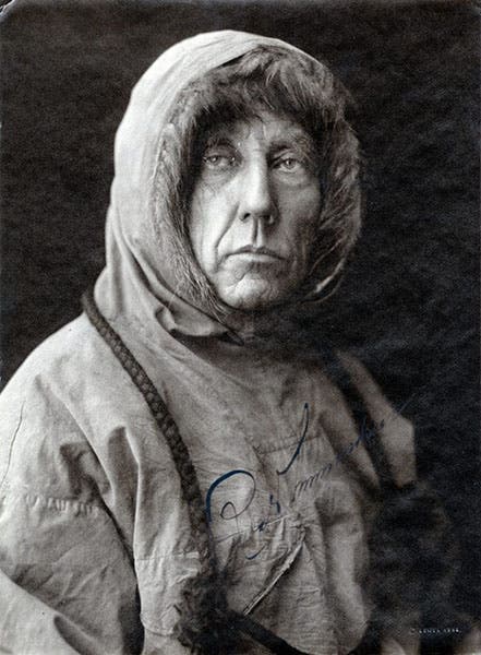 Roald Amundsen, photograph, 1923, Antarctic Heritage Trust (nzaht.org)