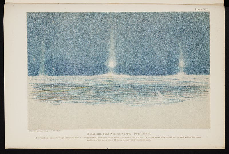 Nansen watercolor of northern ice (Linda Hall Library)