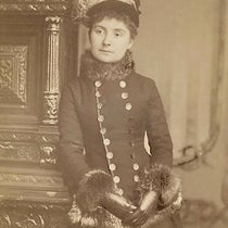 Portrait of Mary Proctor, carte de visite, 1885, Royal Society of London (royalsocietypublishing.org)
