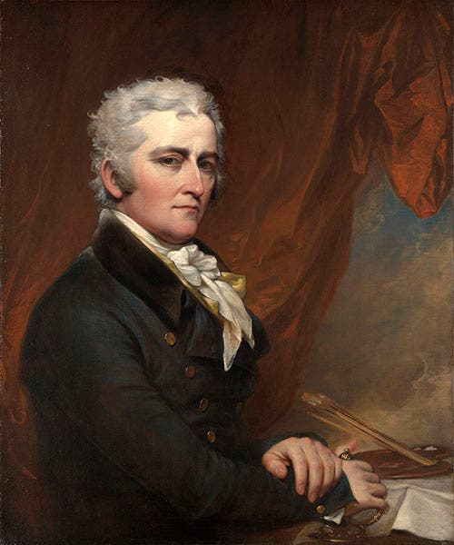 John Trumbull, self-portrait, 1802 (Yale University Art Gallery)
