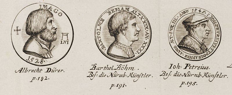 Detail of image 3, portrait of Johannes Petreius (Linda Hall Library)