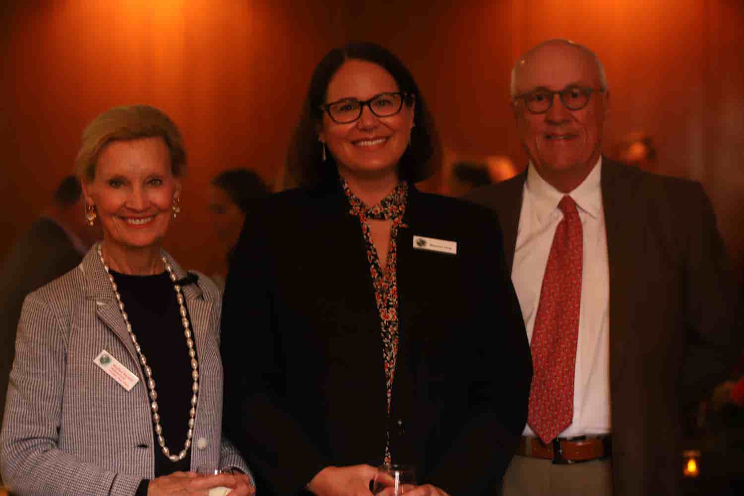 Members of The Linda Hall President's Circle at a pre-lecture reception
