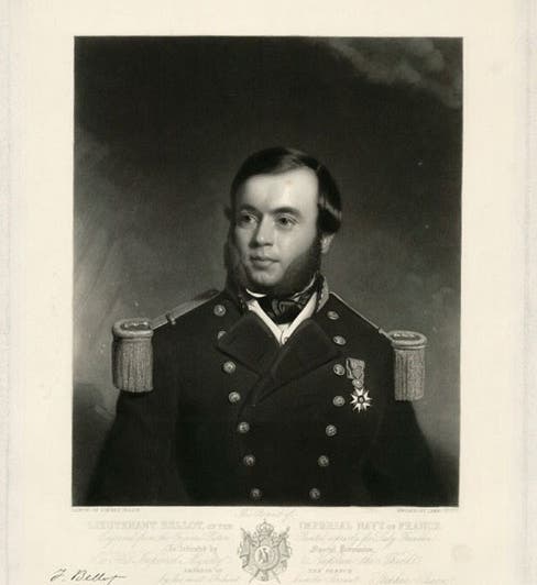 Portrait of Joseph René Bellot, mezzotint after oil painting by Stephen Pearce, 1854 (National Portrait Gallery, London)