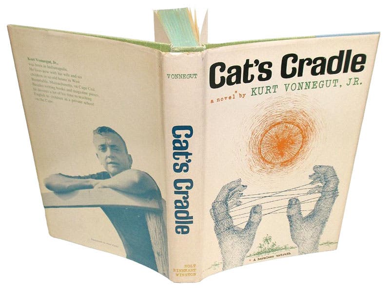 The dustjacket of Kurt Vonnegut’s Cat’s Cradle, 1963 (Argosy Book Store)
