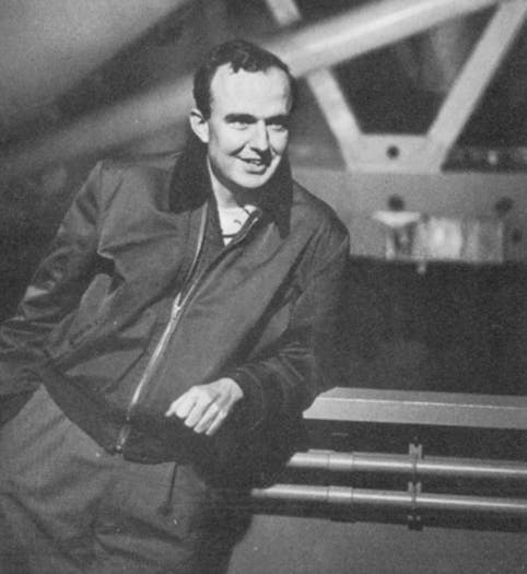 Portrait of a young Allan Sandage, probably at Palomar Observatory, ca. 1953 (palomarskies.blogspot.com)