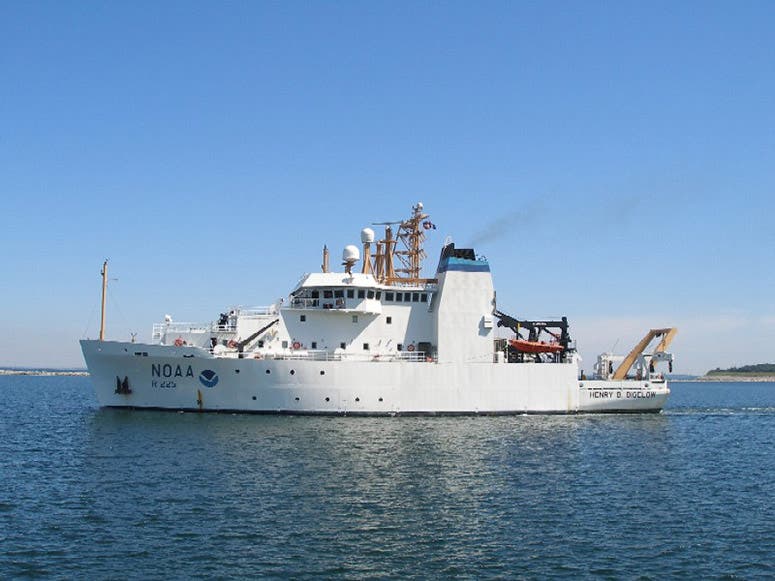 The National Oceanic and Atmospheric Administration research vessel NOAAS Henry B. Bigelow (Wikimedia commons)