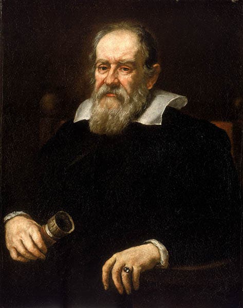 Portrait of Galileo Galilei, oil on canvas, by Justus Sustermans, ca 1640, probably the original, National Maritime Museum, Greenwich (rmg.co.uk)