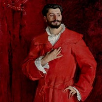 Dr. Pozzi at Home, oil on canvas, by John Singer Sargent, 1881, Hammer Museum, Los Angeles (Wikimedia commons)