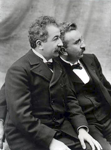 The Lumière brothers, Auguste (left) and Louis, undated photograph (iphf.org)