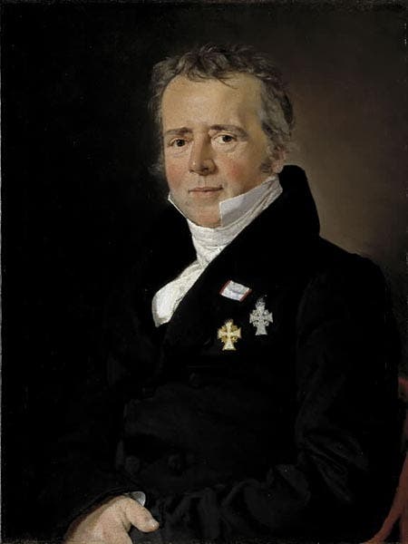 Portrait of Hans Christian Oersted, oil on canvas, by Christian Albrecht Jansen, National Gallery of Denmark (Wikimedia commons)