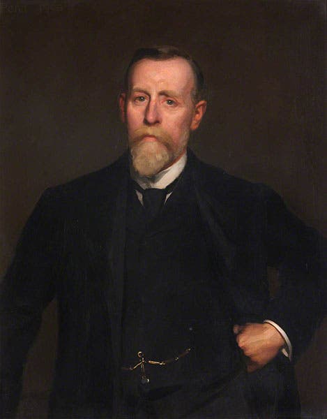 Portrait of Watson Cheyne, oil on canvas, by William Charles Penn, 1906, Royal College of Surgeons, Edinburgh (artuk.org)