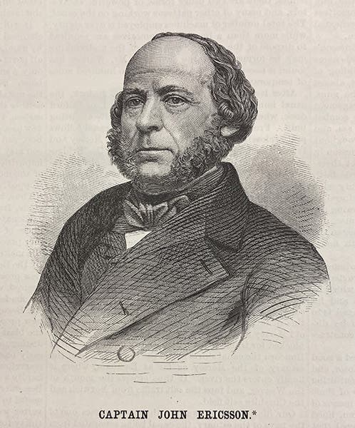 Portrait of John Ericsson, steel-engraving, Scientific American, vol. 60(11), p. 163, Mar. 16, 1889 (The Linda Hall)