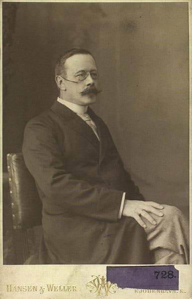 Portrait of Hans Christian Gram, carte de visite, undated (Wikimedia commons)