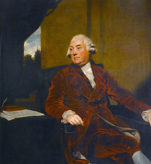 Portrait of Percival Pott, by Joshua Reynolds, oil on canvas, 1784, St Bartholomew’s Hospital, London (artuk.org)
