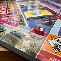Photo of Linda Hall Library square on board game Monopoly: Kansas City Edition