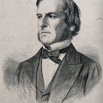 Portrait of George Boole, woodcut, ca 1865, Wellcome Collection (wellcomecollection.org)