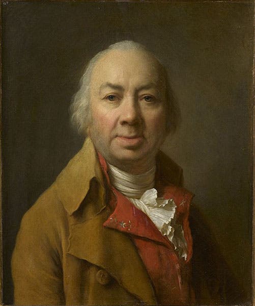 Self- portrait of Joseph Duplessis, oil on canvas, 1801, Palace of Versailles (Wikimedia commons)