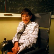 Portrait of Stephen Hawking, photograph by Denis Waugh, 1978, National Portrait Gallery, London (npg.org.uk)