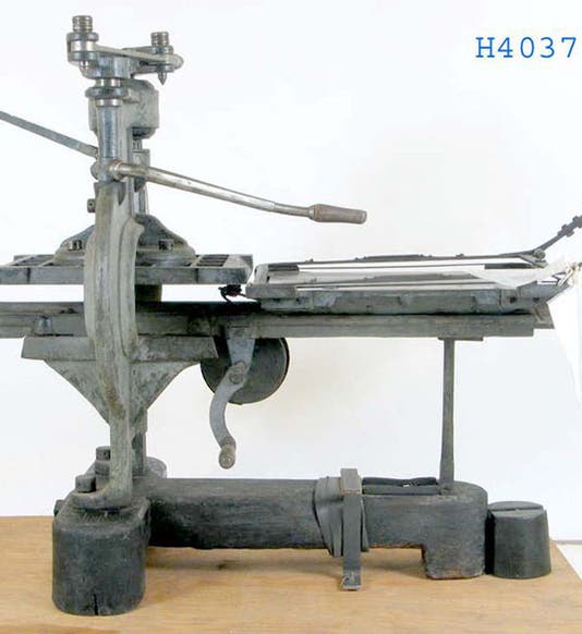 Stanhope cast-iron printing press, built ca 1825, now in the Powerhouse Museum, Sydney, Australia (collection.maas.museum)