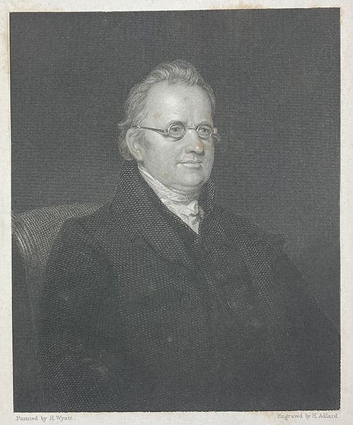 Portrait of Marc Isambard Brunel, engraved by H. Adlard after painting by H. Wyatt, frontispiece to Memoir of the Life of Sir Marc Isambard Brunel, by Richard Beamish, 1862 (Linda Hall Library)