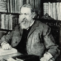 Portrait of Ernst Mach, age 67, photograph (Wikimedia commons)