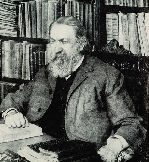 Portrait of Ernst Mach, age 67, photograph (Wikimedia commons)