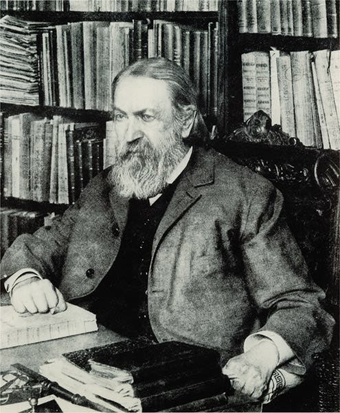 Portrait of Ernst Mach, age 67, photograph (Wikimedia commons)