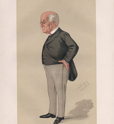 Caricature of James Manby Gully, by Leslie Ward (signing as “Spy”), Vanity Fair, Aug. 5, 1876 (npg.org.uk)