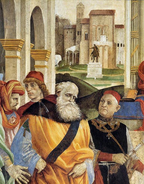 Averroes, by Filippino Lippi, detail of fourth image (wga.hu)