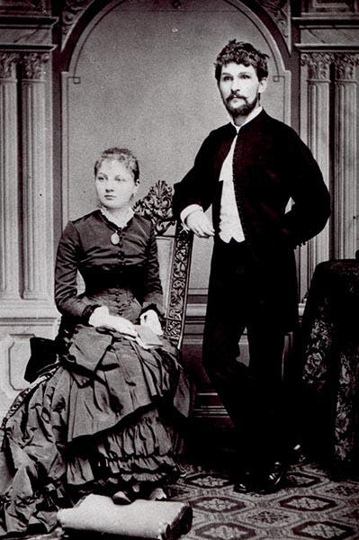 Leoš and Zdenka Janáček, photograph, 1881 (Wikimedia commons) 