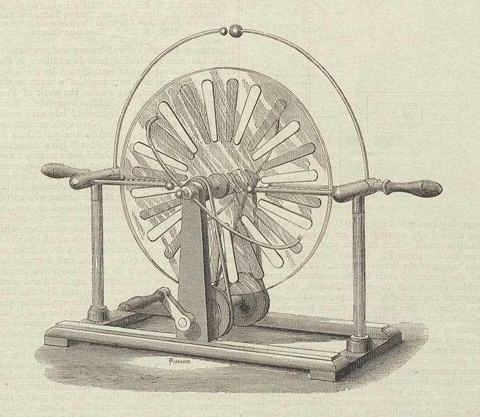 “Wimshurst’s Duplex Induction Machine,” Engineering, vol. 35, 1883 (Linda Hall Library)