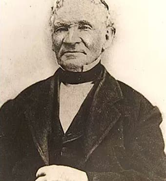 Photograph of Rufus Porter, aged 80 (Rufus Porter Museum) 