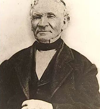 Photograph of Rufus Porter, aged 80 (Rufus Porter Museum)