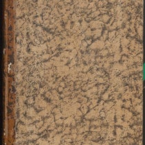 Front binding, Risposta alle opposizioni del s. Lodovico delle Colombe, e del s. Vincenzio de Grazia, contro al trattato del sig. Galileo Galilei, delle cose che stanno sù l'acqua, ò che in quella si nuouono, by Benedetto Castelli, 1615 (Linda Hall Library)