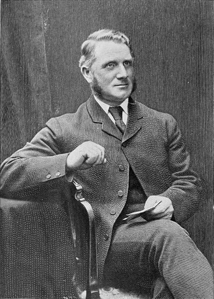 Portrait of William Arrol, wood engraving from a photograph, 1891 (Wikimedia commons)