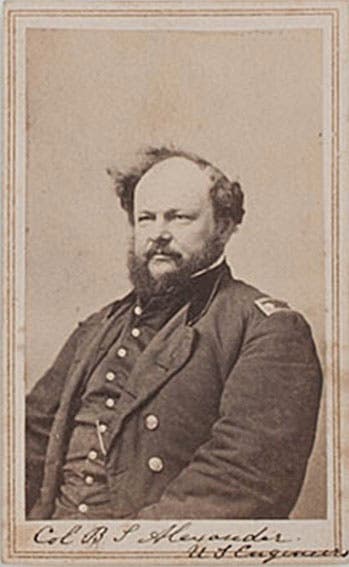 Barton Stone Alexander, photograph, early 1860s (Cowan Auctions)