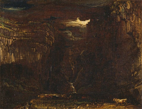 James Ward, another preliminary sketch for Gordale Scar (Yale Center for British Art)