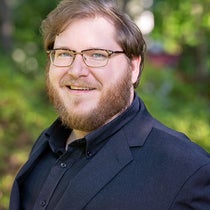 Photo of Linda Hall Library fellow Garrett McKinnon