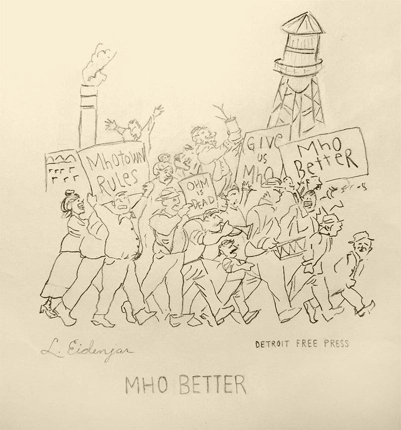 “Mho Better,” political cartoon by L. Eidenjar, Detroit Free Press, Nov. 3, 1893 (newspaperarchives.net)